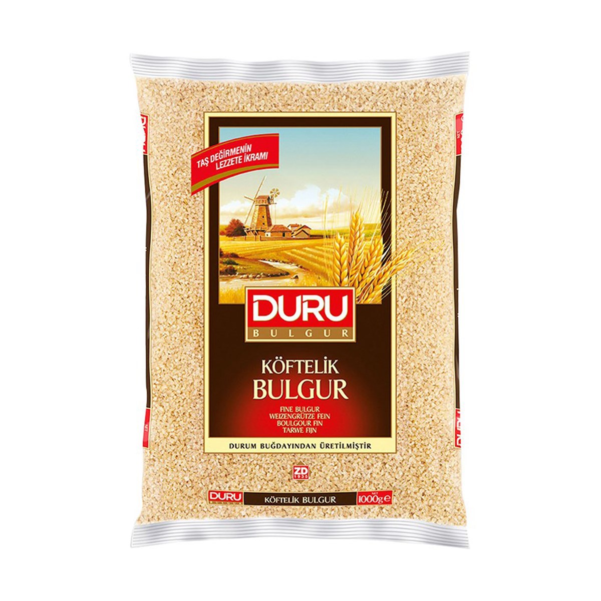 Duru Bakliyat Köftelik (Kısırlık) Bulgur 1 kgBakliyat, Bulgur, Pirinç