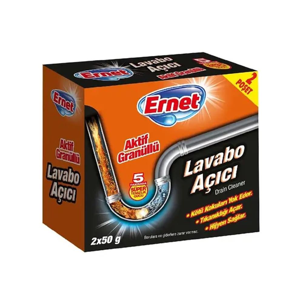Ernet Lavabo Açıcı Aktif Granüllü 2x50 gr5521444