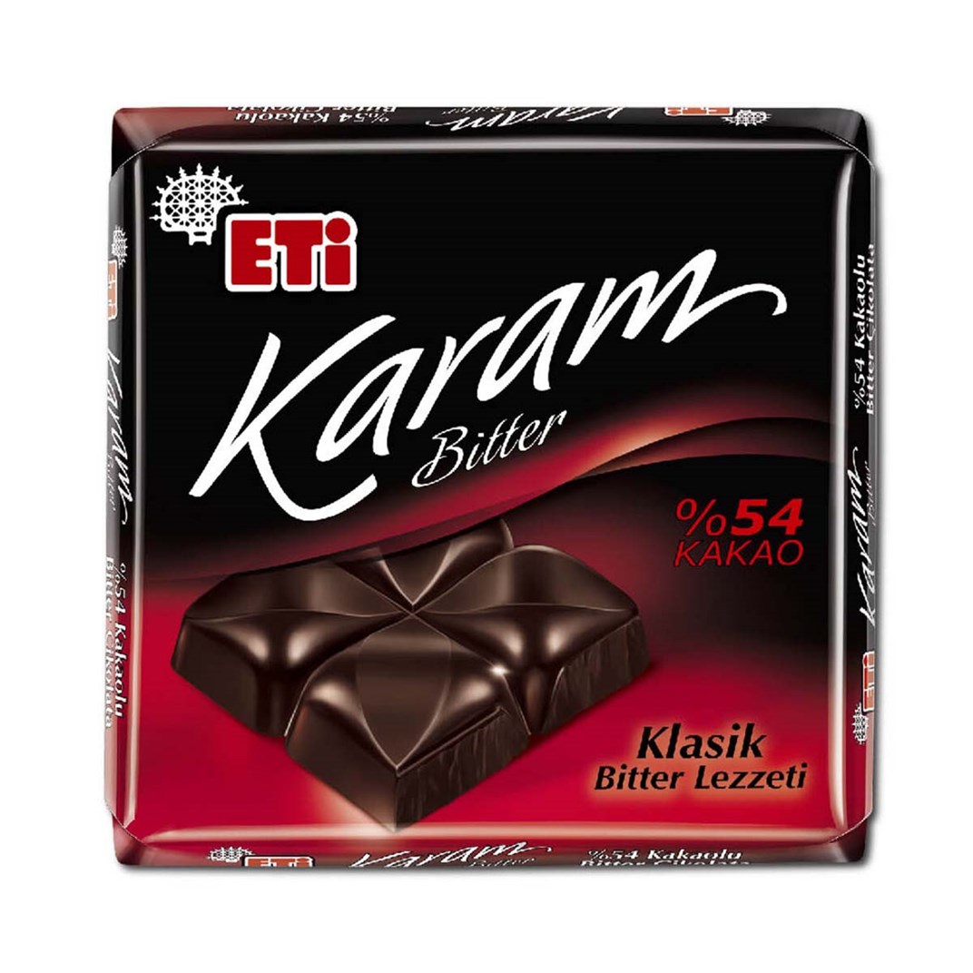 Eti Karam 54 Kakaolu Bitter Çikolata 60gr5509473