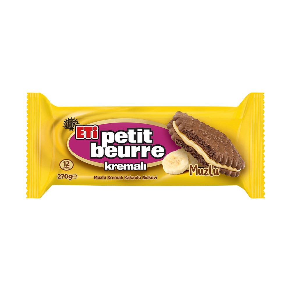 Eti Petit Beurre Muzlu Kremalı Bisküvi 270 gr5526265