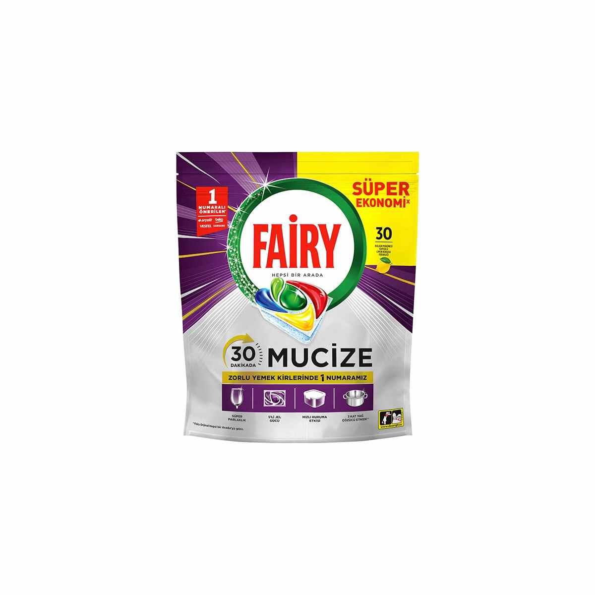 Fairy Bulaşık Makina Kapsül Mücize 30lu5521269