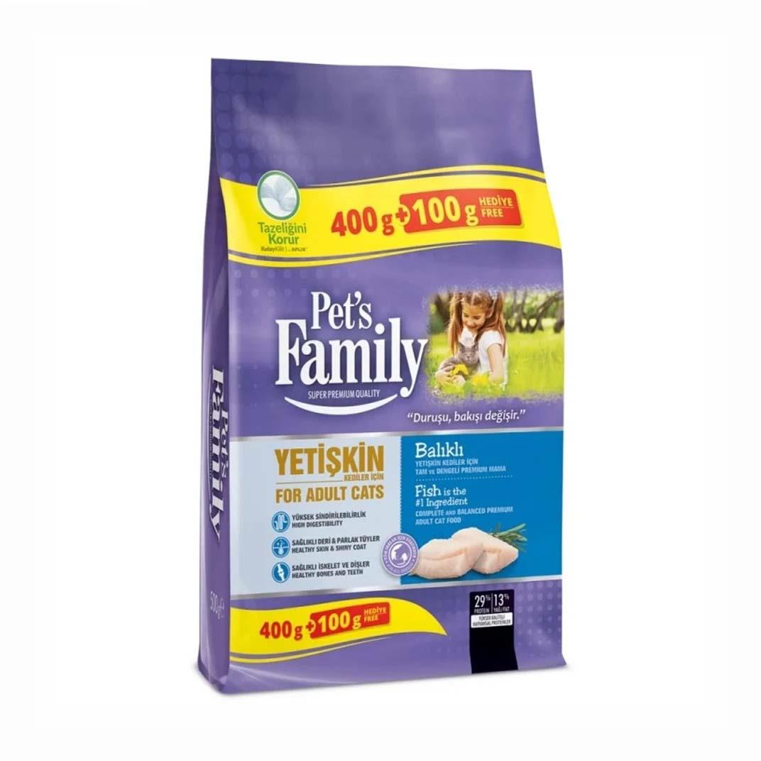 Family Pets Balılklı Yetişk Kedi Maması 400+100 gr55227002