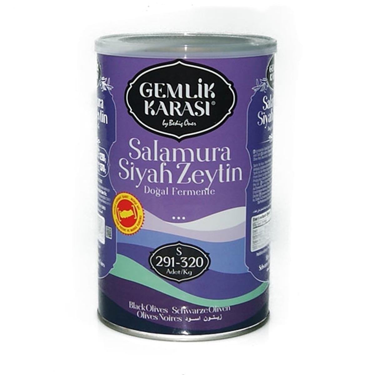 Gemlik Karası Siyah Salamura Zeytin S 800 gr5503401