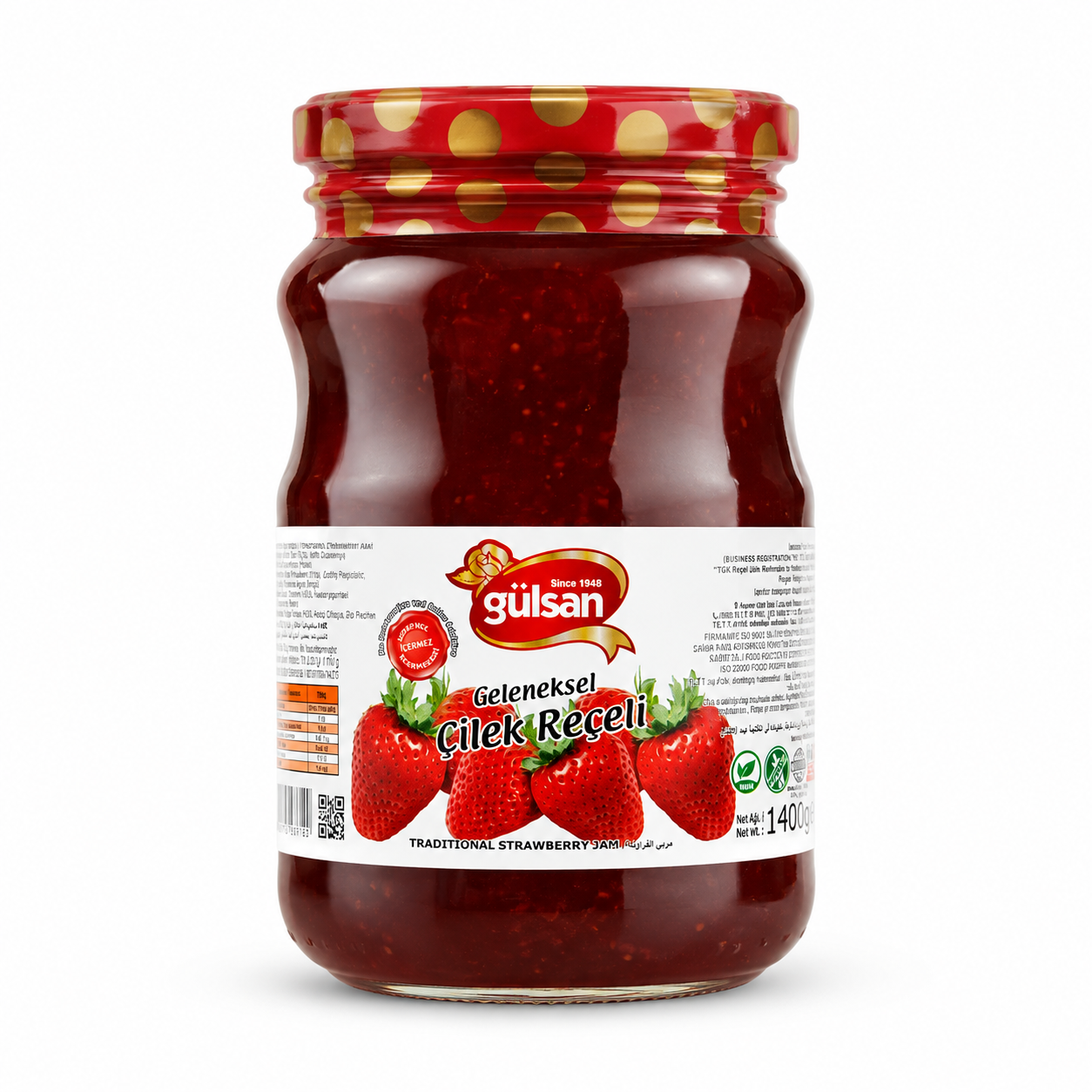 Gülsan Reçel Çilek 1400 Gr5511911
