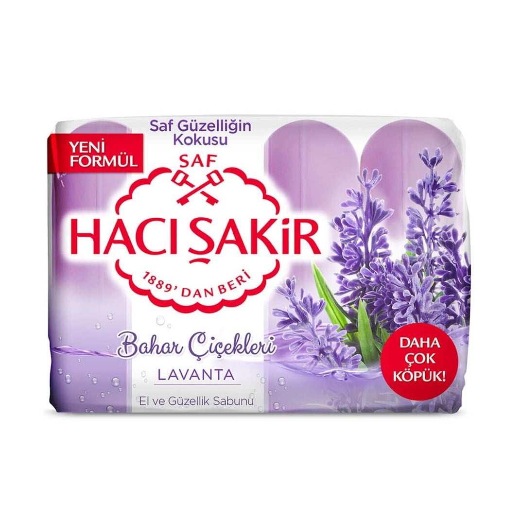 Hacı Şakir Güzellik Sabunu Lavanta 4*70 gr5522896