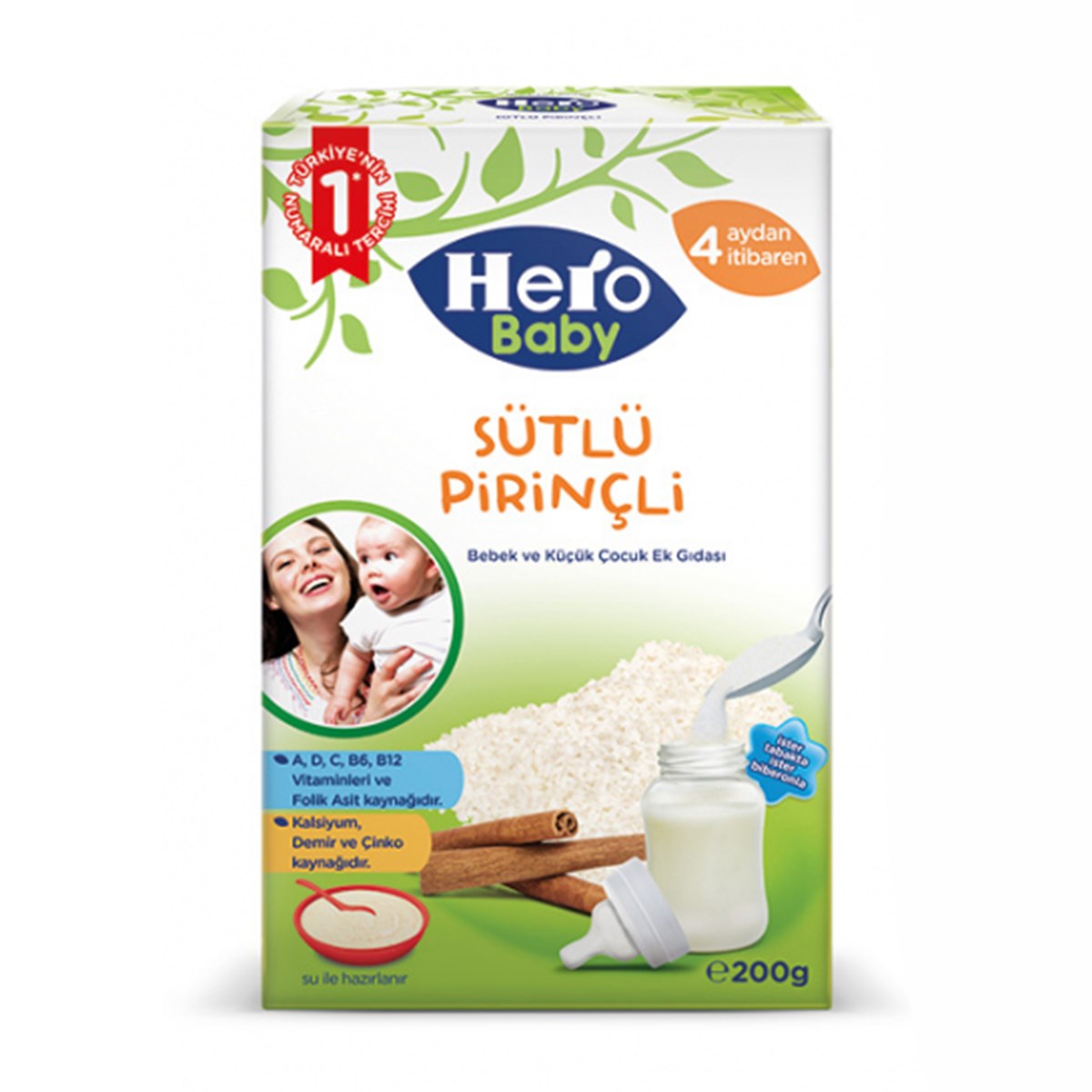 HERO BABY 200 GR SÜTLÜ PİRİNÇLİ