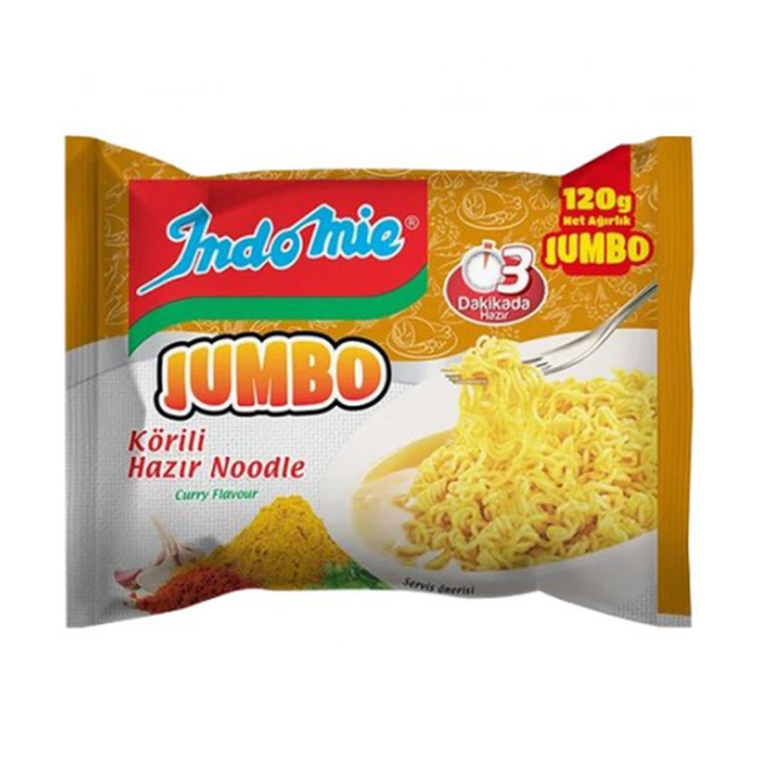 İndomie Jumbo Körili Hazır Noodle 120Gr5507176