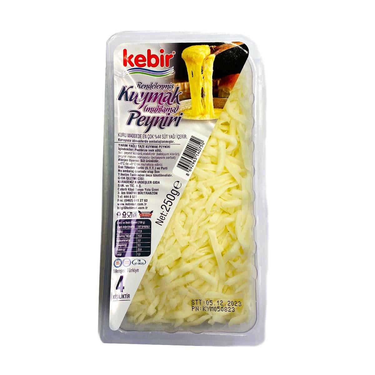 Kebir Rendelenmiş Kuymak Peyniri 250 Gr5503495