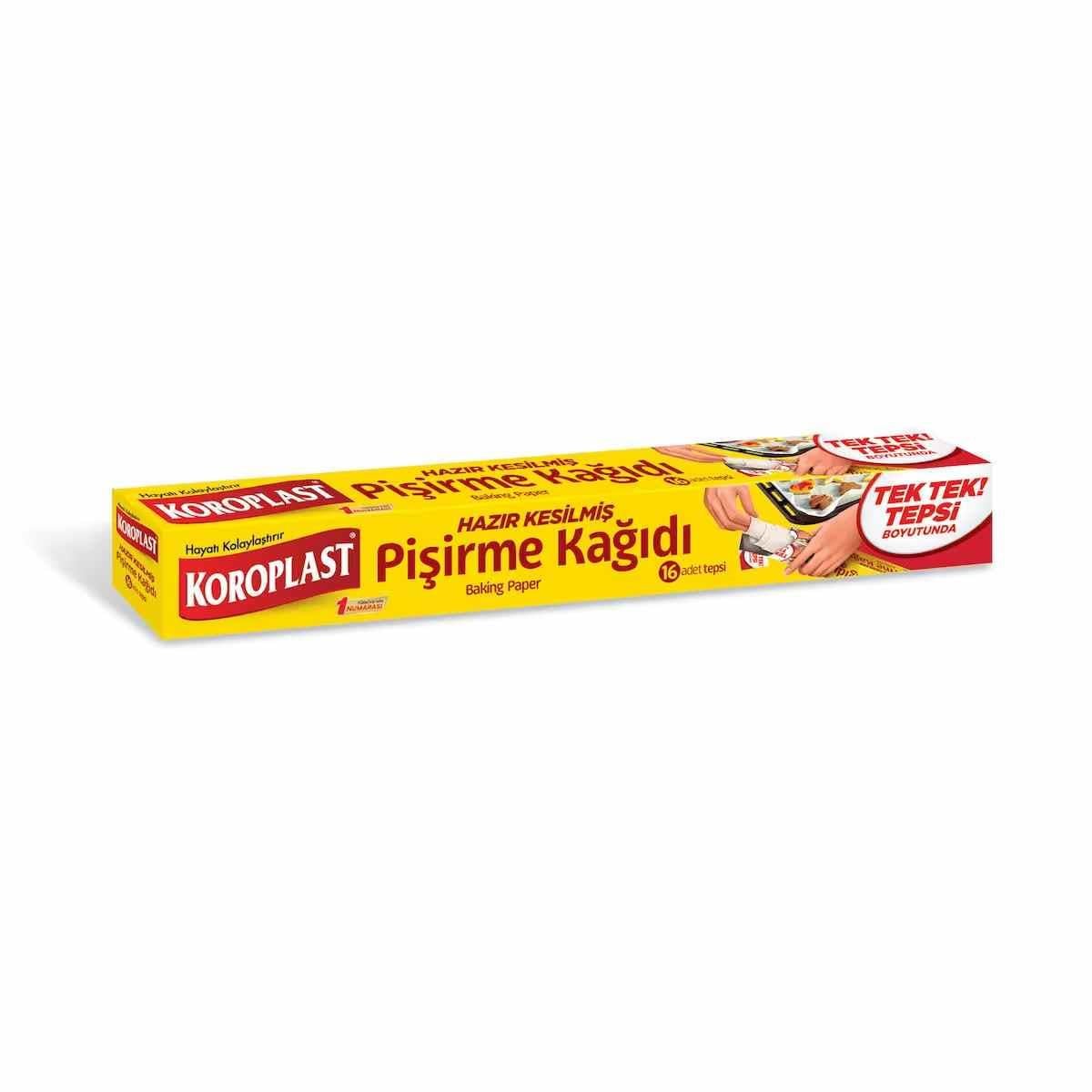 Koroplast Pişirme Kağıdı Kesilmiş 16 Adet5521449