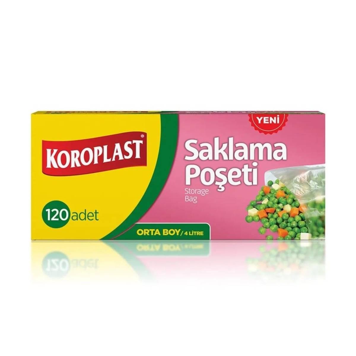 Koroplast Saklama Poşeti Orta 120li5523359