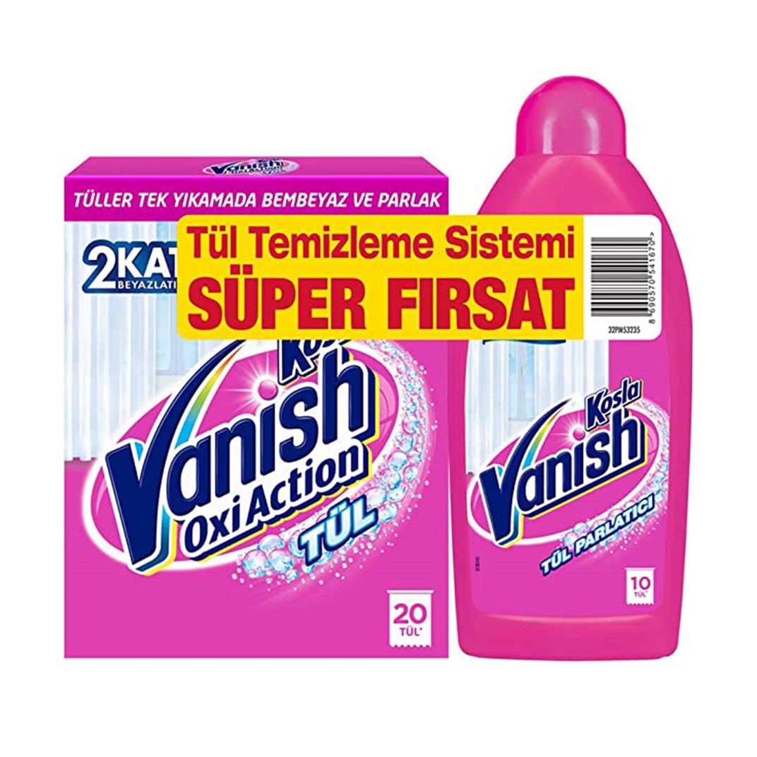 Kosla Vanish Tül Temizleyici 450 ML+Tül Sıvı 450ML5521058