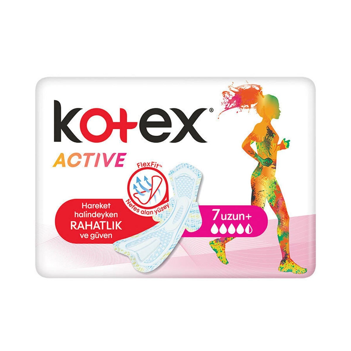 KOTEX ACTIVE SINGLE UZUN 7 Lİ
