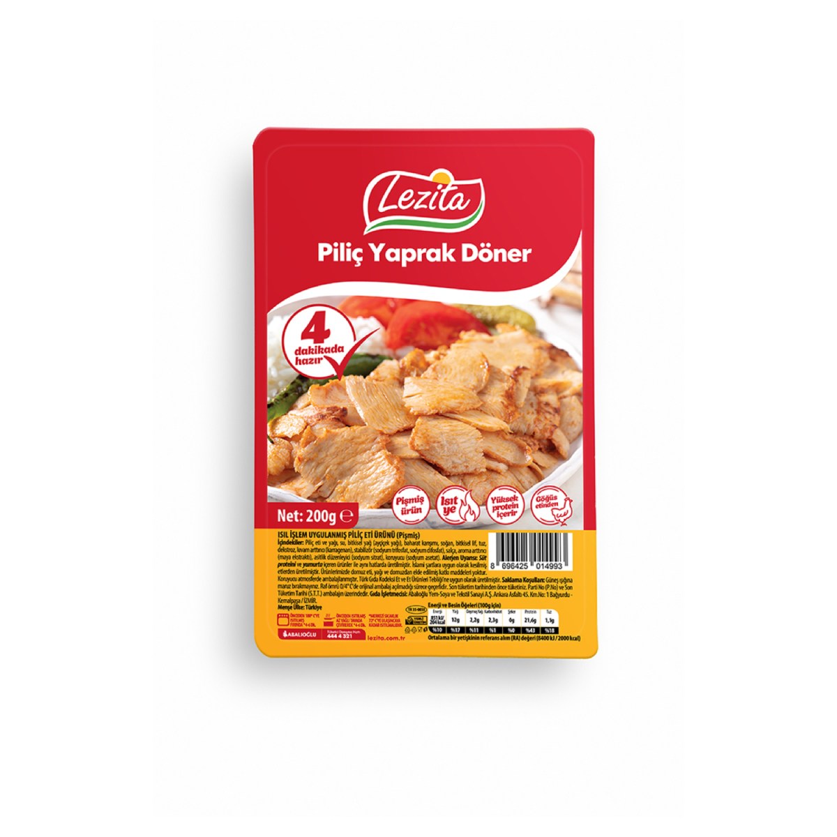 Lezita Piliç Döner 200 gr5513015