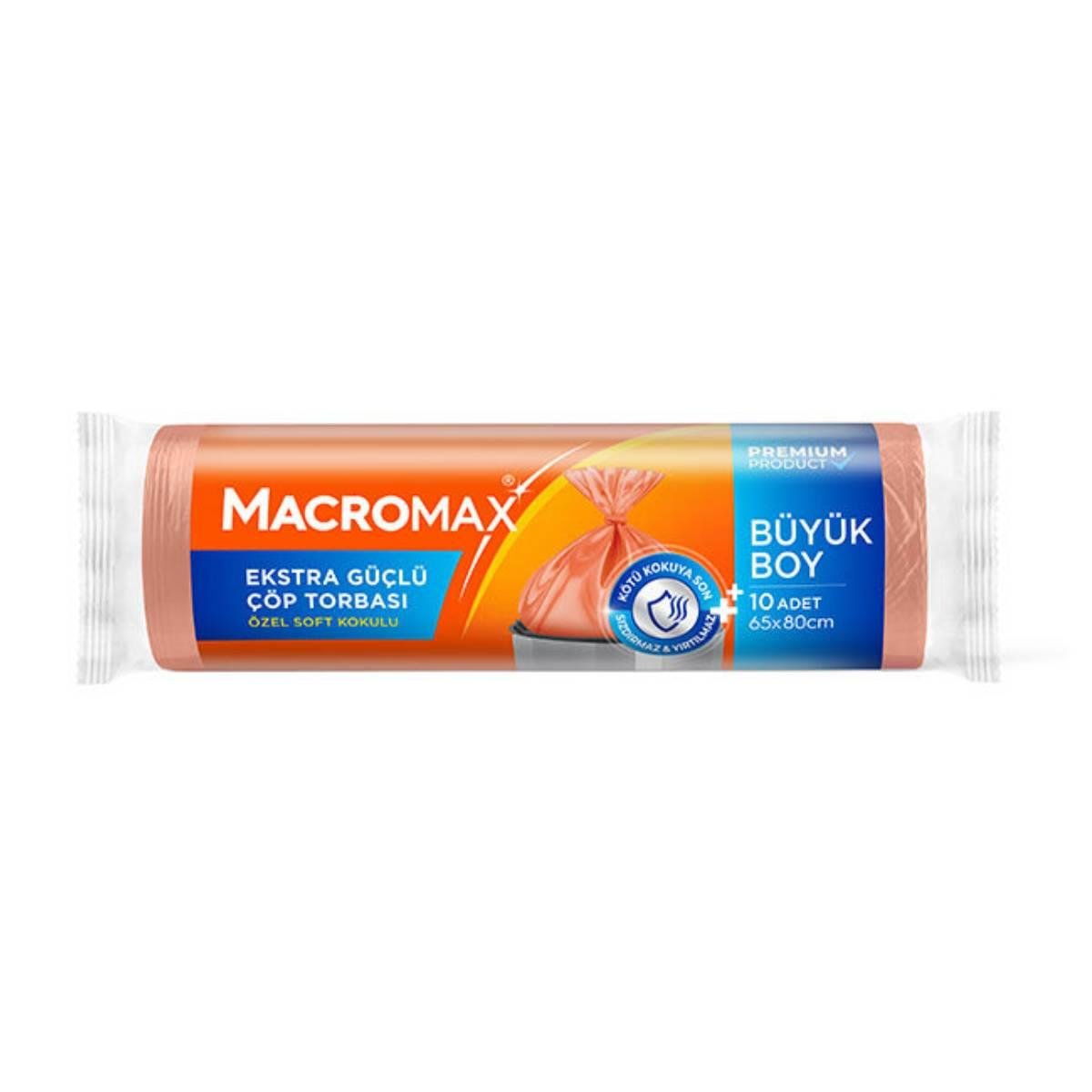 Macromax Çöp Torbası Extra Güçlü Büyük 10lu5523475