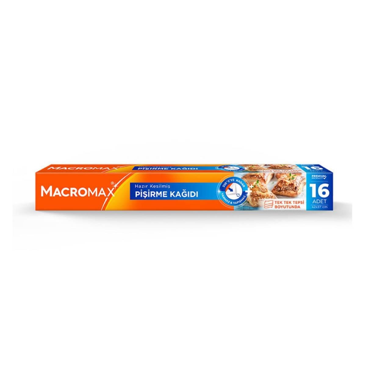 Macromax Hazır Kesilmiş Yağlı Piş. Kağıdı 16 adet5523485
