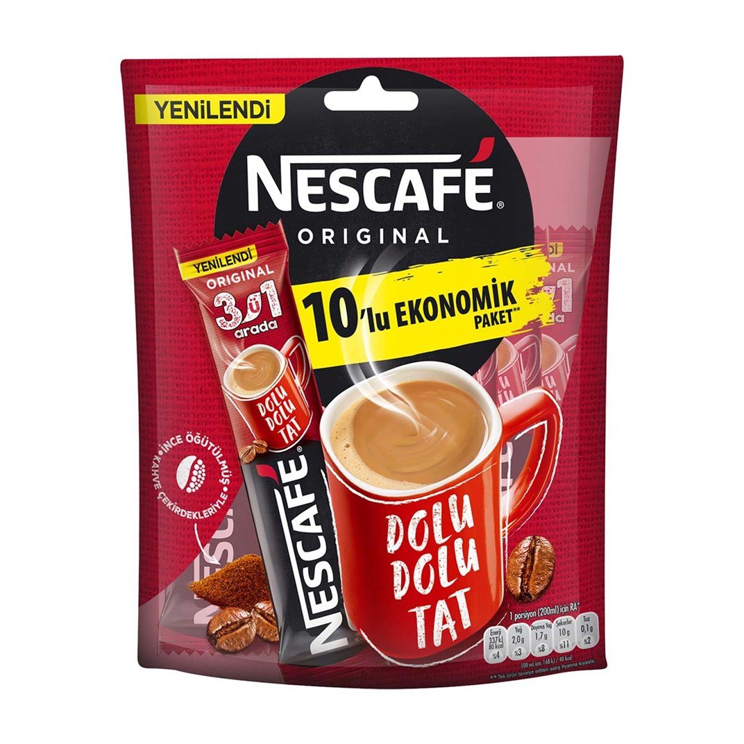Nescafe 3ü 1 Arada 17,5 gr 10lu Paket Original5506434