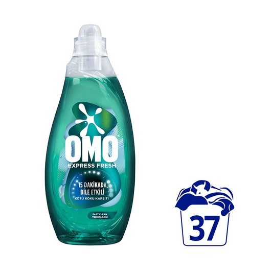 Omo Express Fresh Beyaz ve Renkli 1480ml5523389