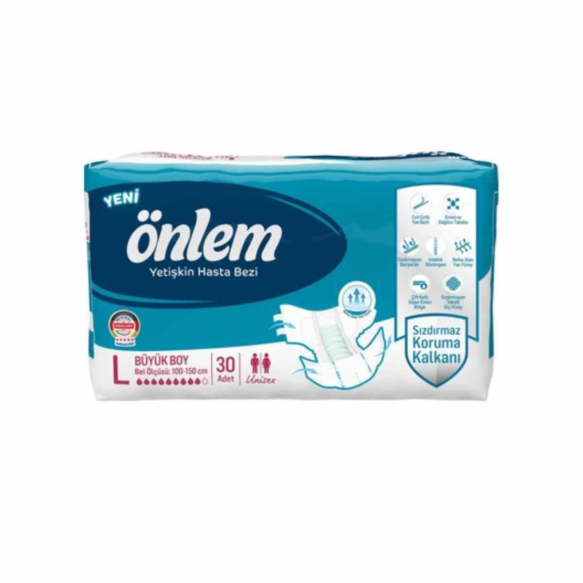 Önlem Hasta Bezi Belbantlı L 30lu5523548