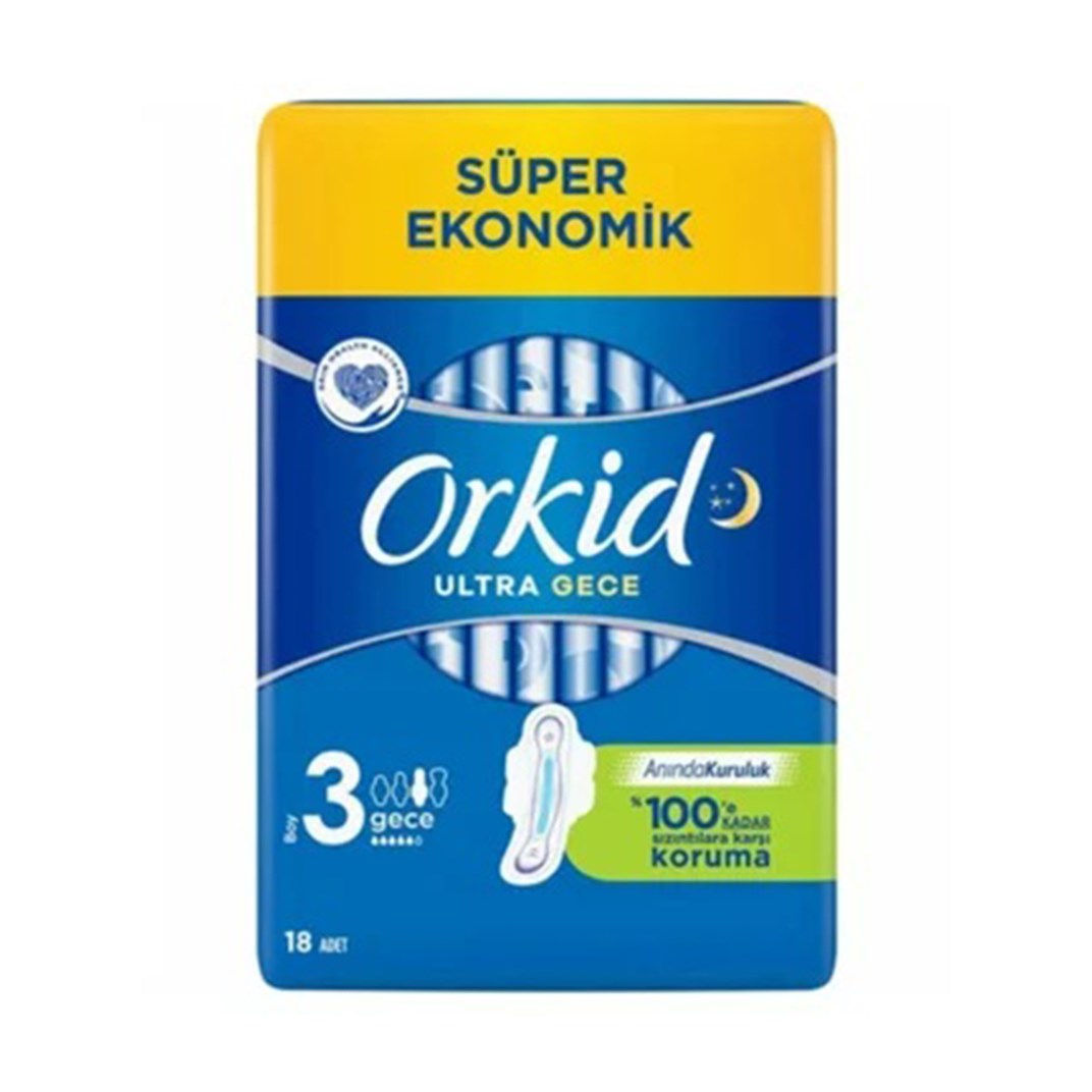 Orkid Ultra Ped extra dörtlü Gece 18 LiKategorisiz