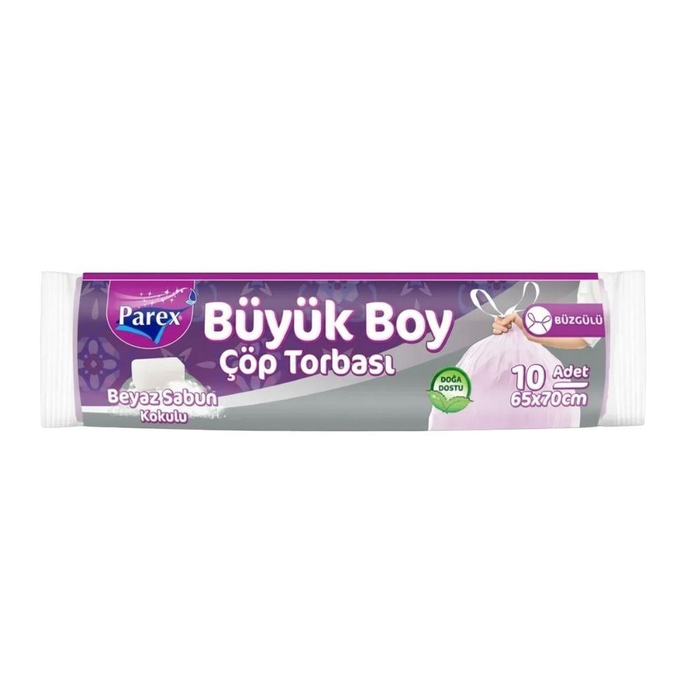 Parex Çöp Torbası Büzgülü Sabun-Yasemin Büyük 10lu