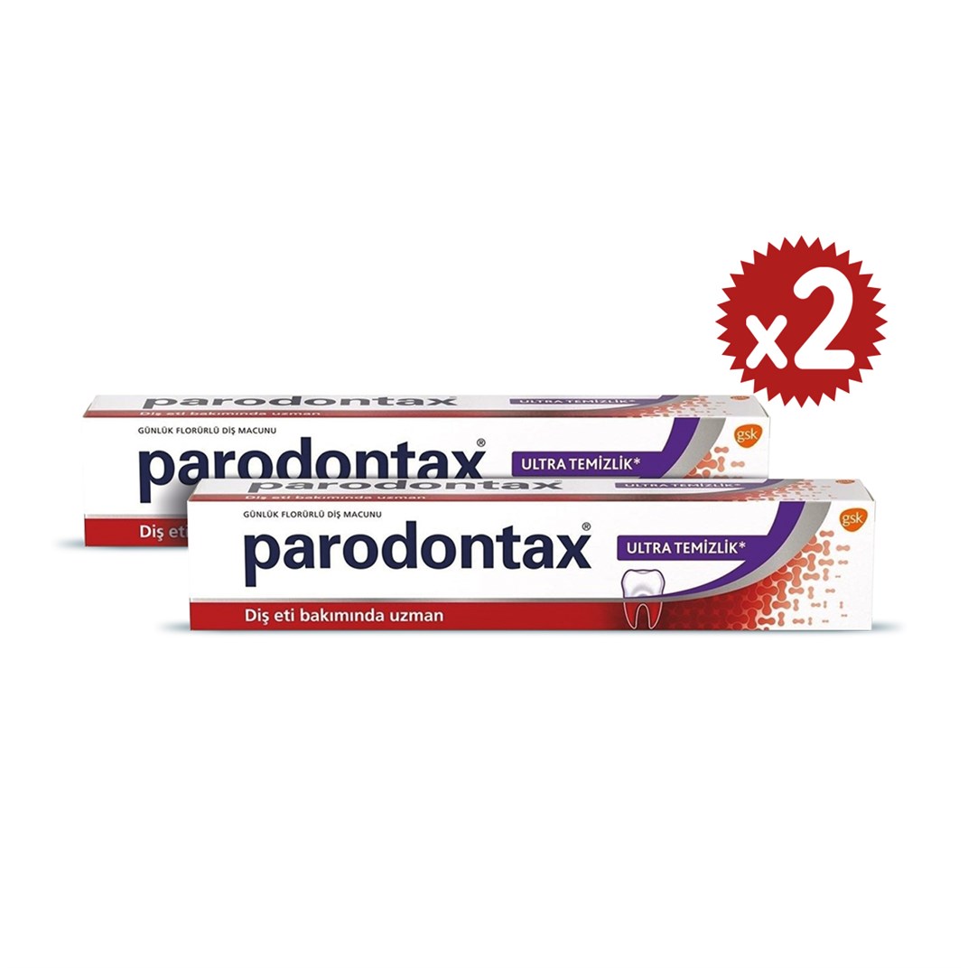 PARODONTAX 75ml+75ml  DİŞ MACUNU ULTRA TEMİZLİK5522403