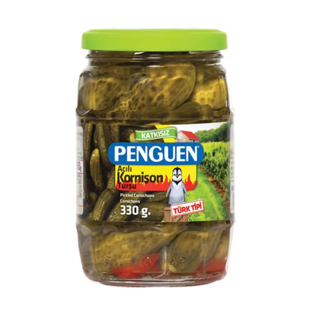 Penguen Kornişon Turşusu Acılı 330 gr5511587