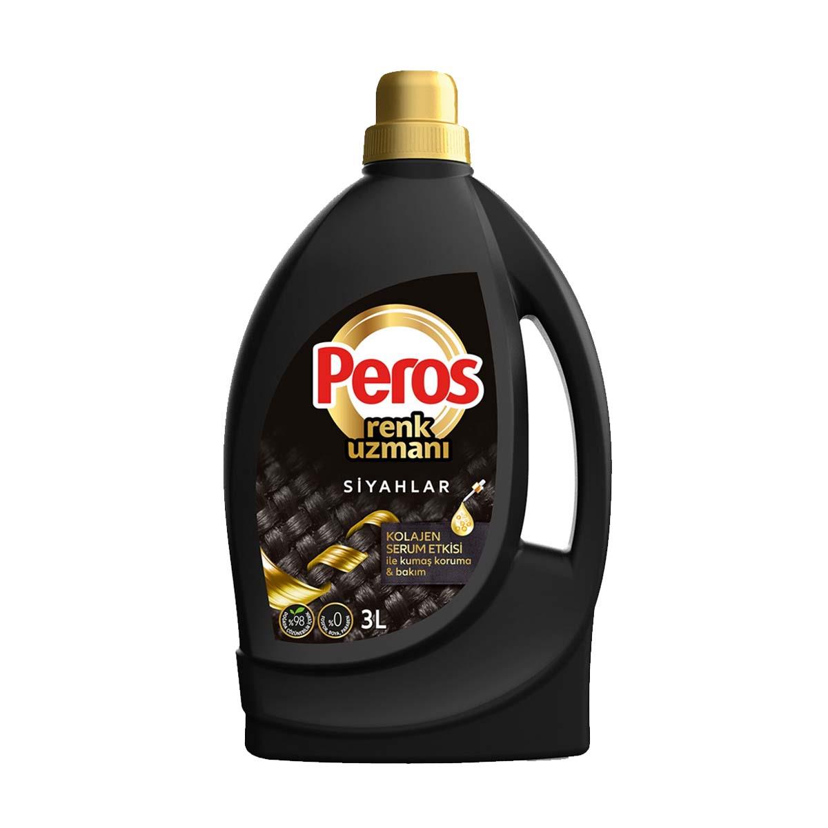 Peros Sıvı Çamaşır Deterjanı 3lt Bakım Siyahlar5523208