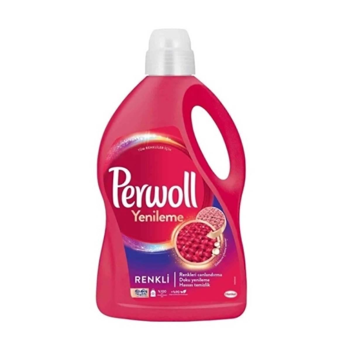 Perwol Sıvı Deterjan 2,97lt Yenilenen Renkler5521072
