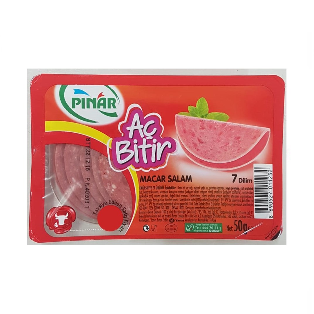 Pınar Aç Bitir Macar Salam 50 grKategorisiz