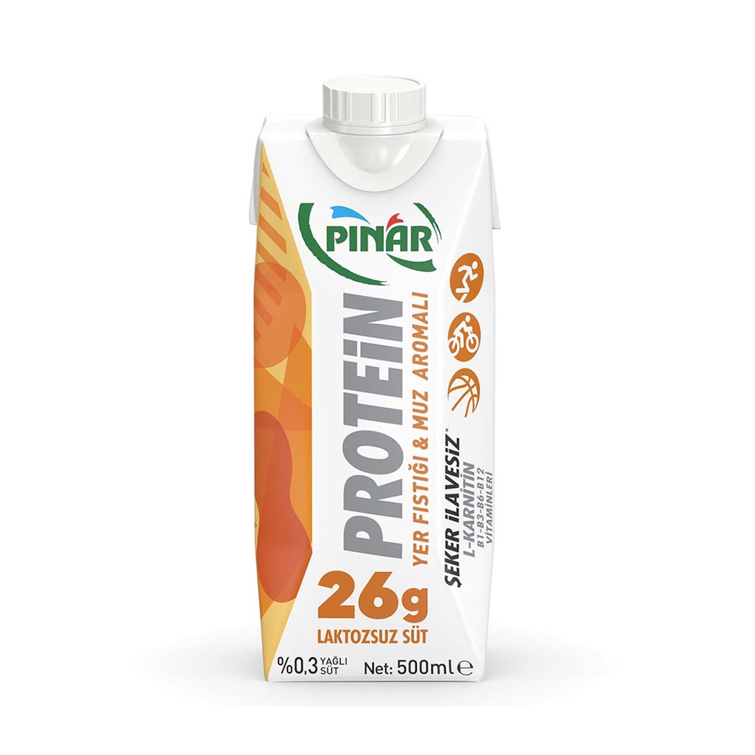 Pınar Protein Süt Yer Fıstığı ve Muz Aromalı 500ml5503385