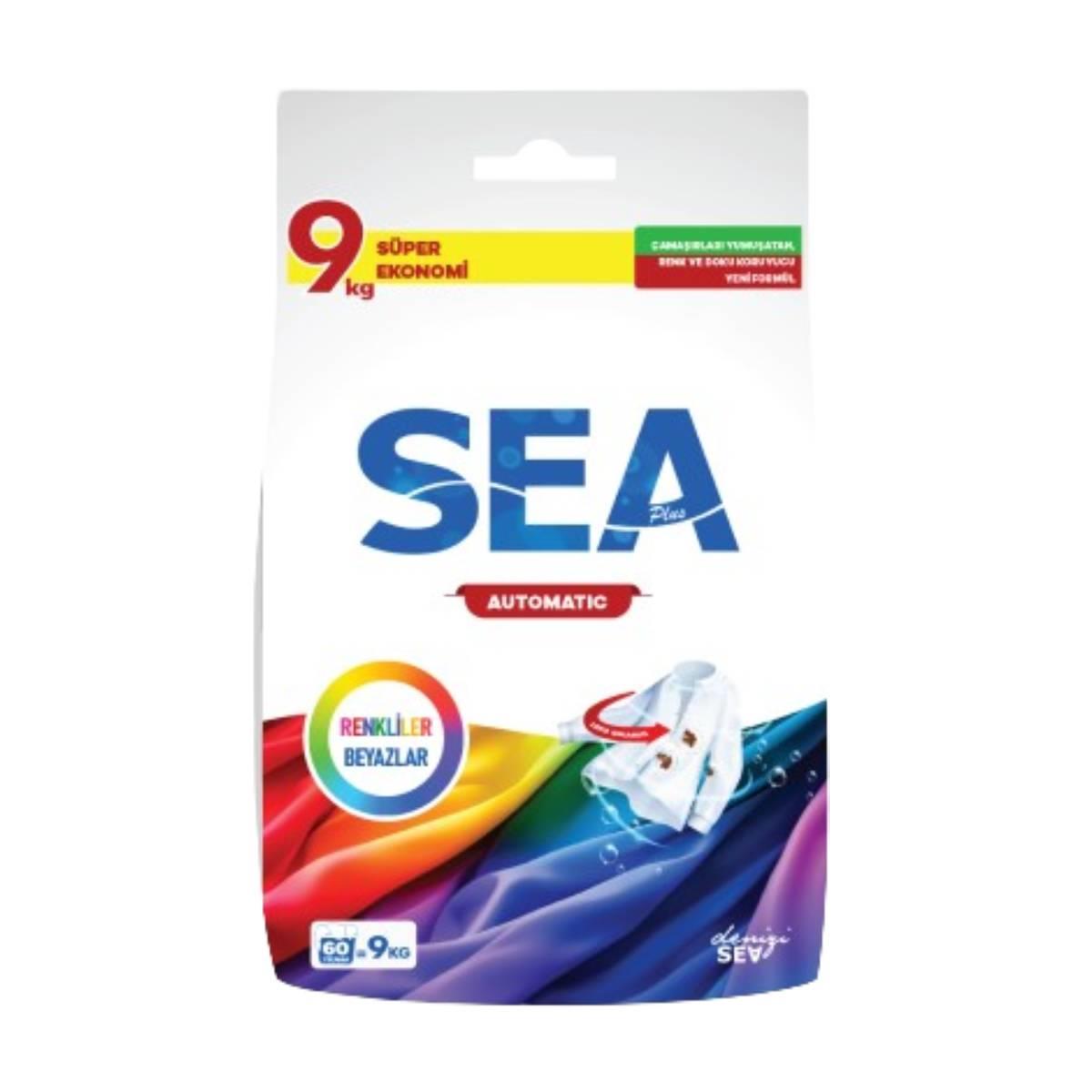 Sea Toz Deterjan Plas Renkli ve Beyazlar İçin 9kg5521051