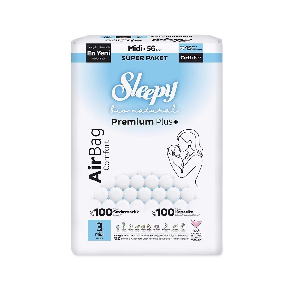 Sleepy Bebek Bezi 2li Jumbo 3 No Midi 56lı5521765