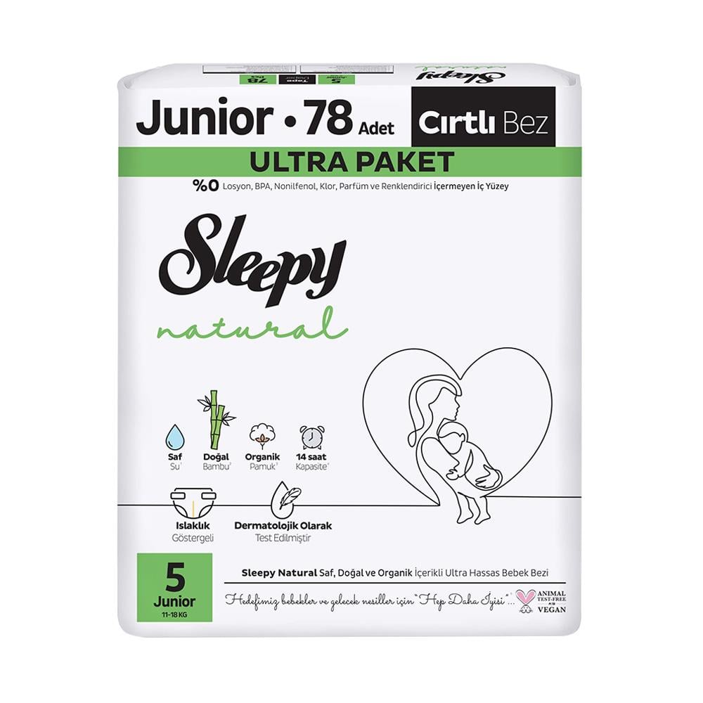 Sleepy Natural Bebek Bezi Double Soft Junior 78li5521881