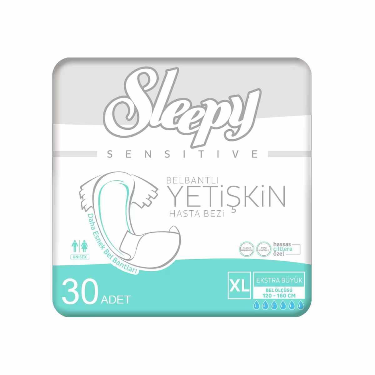 Sleepy Yetişkin Hasta Bezi Emici Külotlu XL 30lu5521760
