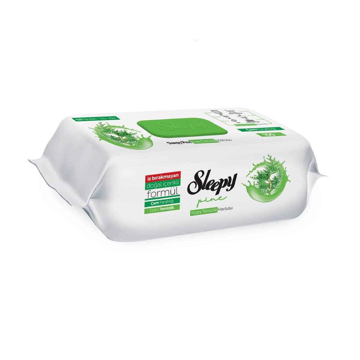 Sleepy Yüzey Temizleme Havlusu 100lü Çam Ferah5523499