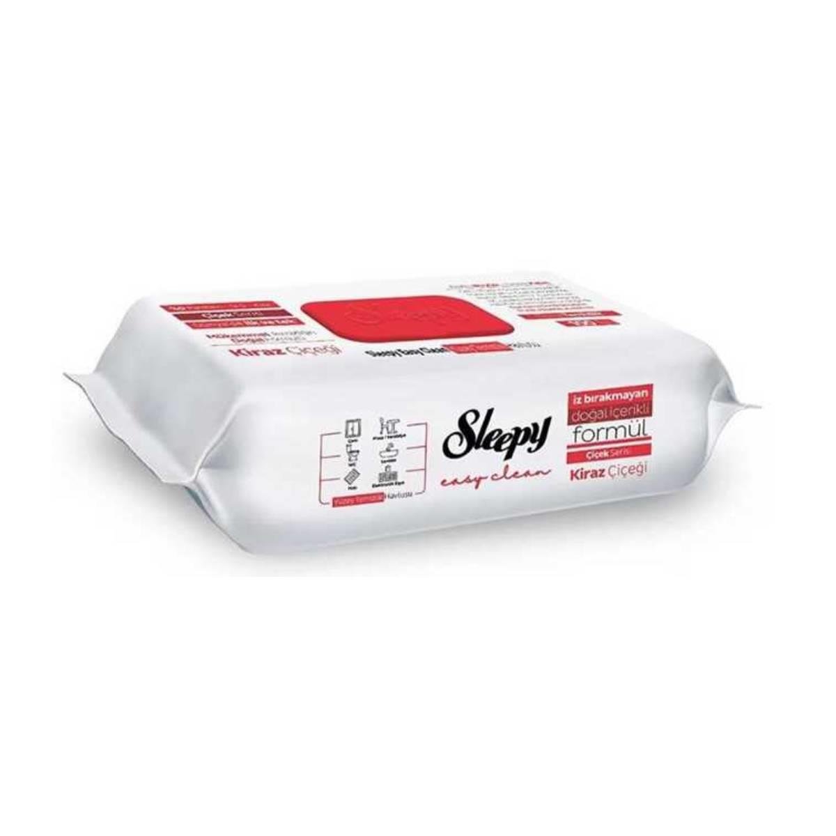 Sleepy Yüzey Temizleme Havlusu Kiraz Çiçeği 100lü5523194