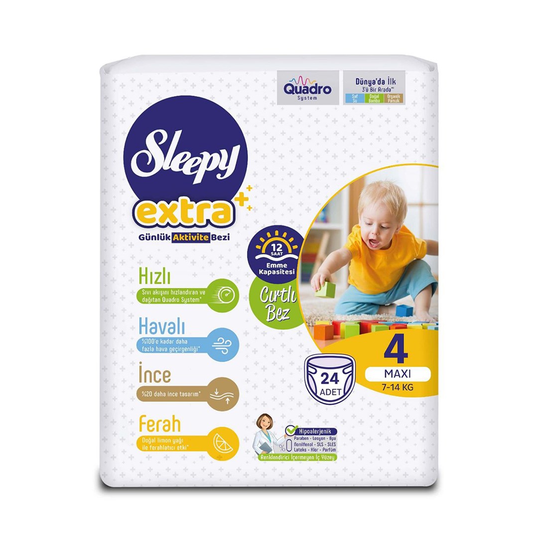 Slepy Extra Jumbo Maxi 7-16 Kg 24 AdetliBebek Bezi