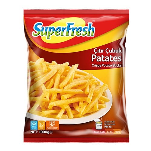 SuperFresh İnce Çıtır Patates 1 Kg5513233