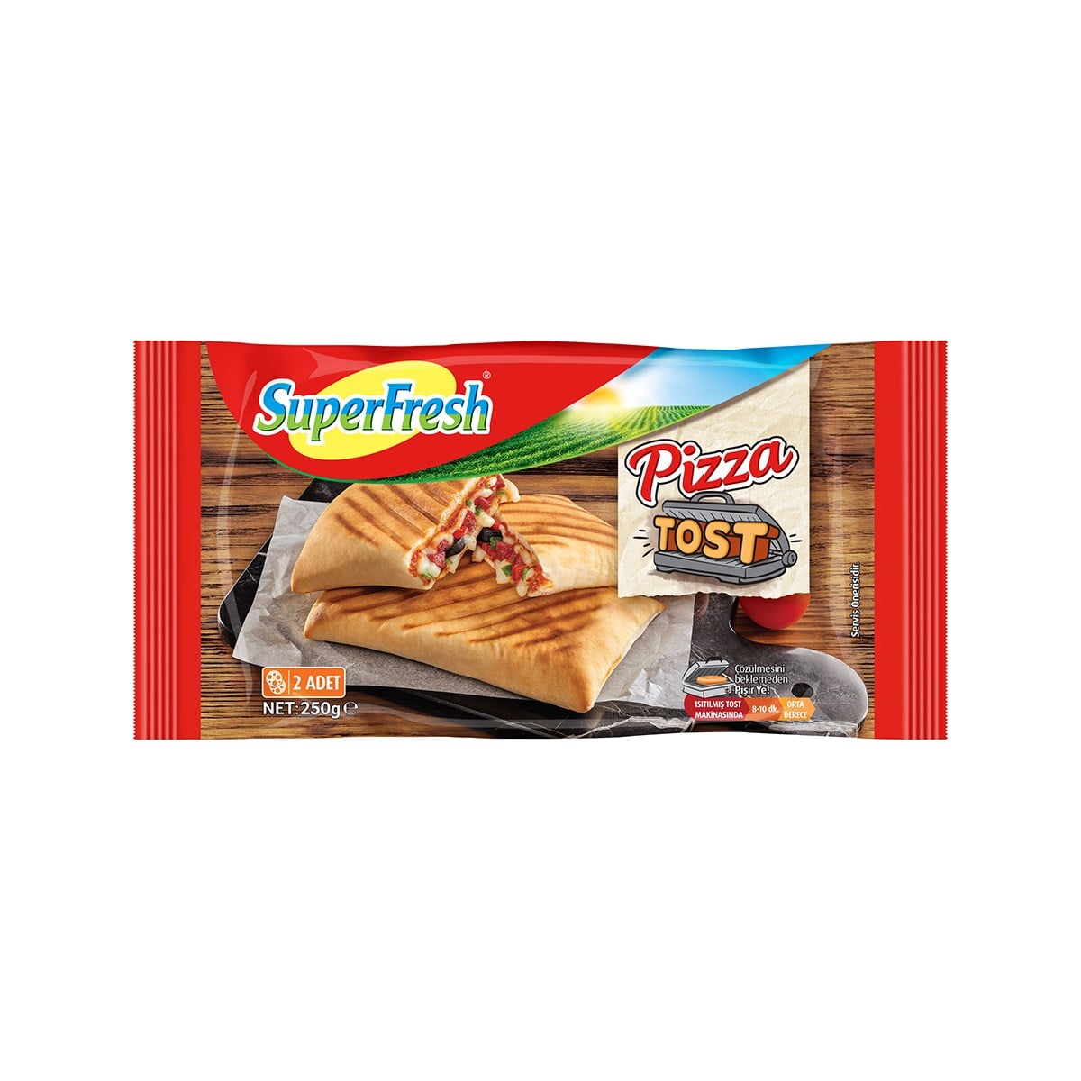 Süperfresh Tost Pizza 250 gr
