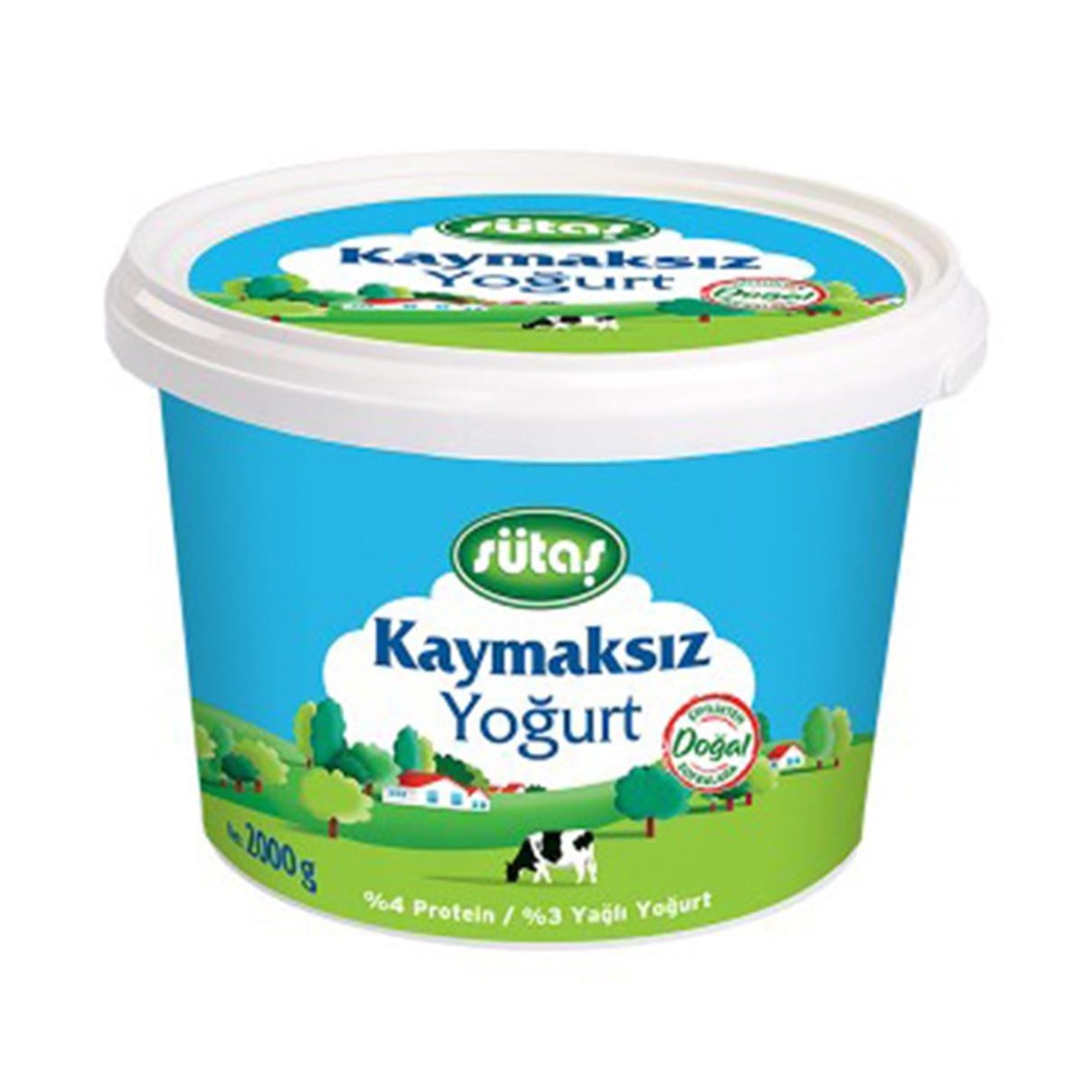 Sütaş Kaymaksız Yoğurt 2 kgYoğurtlar