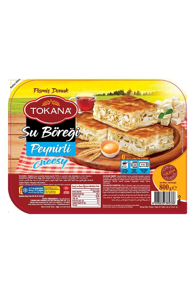 Tokana Sü Böreği 800 Gr5527307