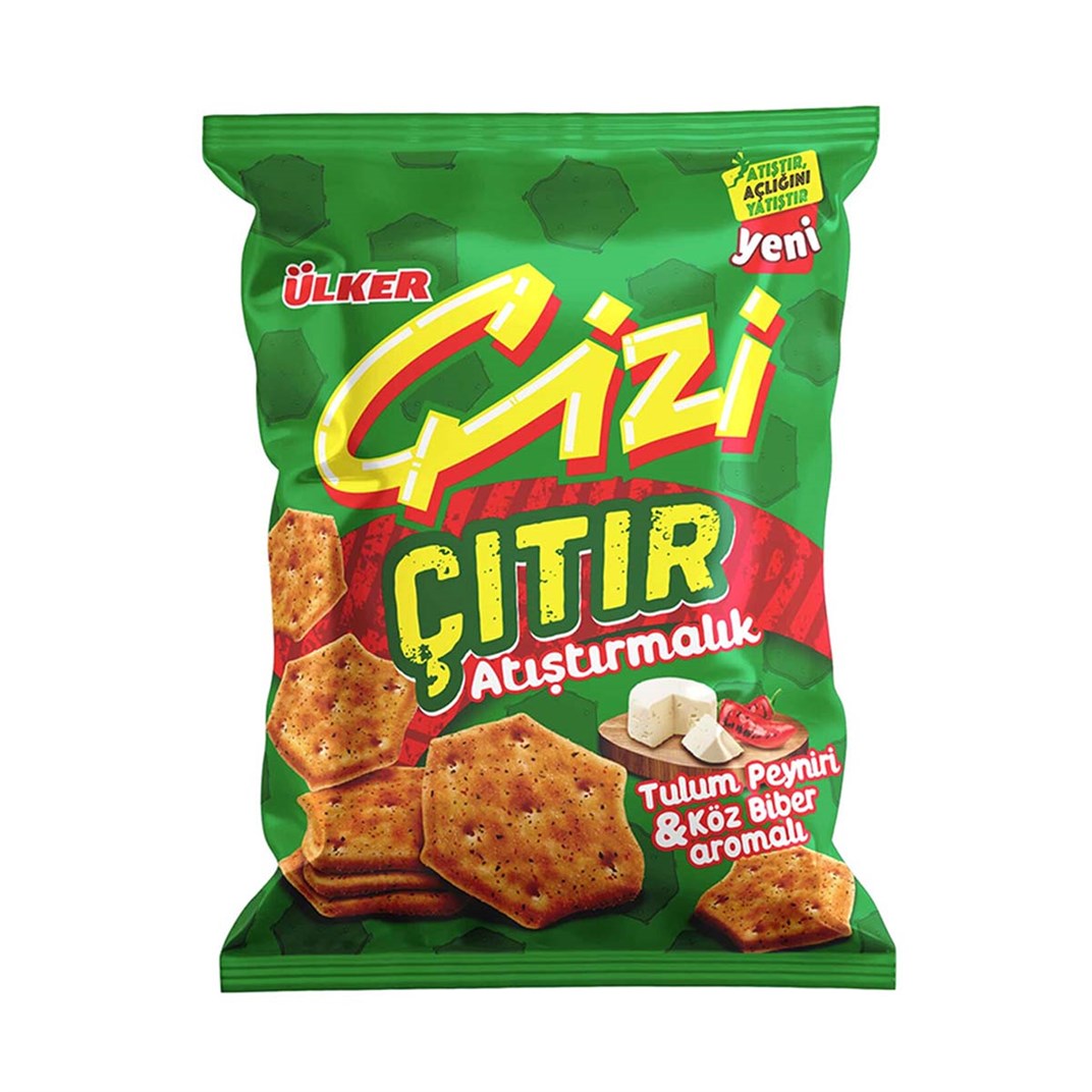 Ülker Çizi Çıtır Peynir-Közlenmiş Biber 40 Gr5509636