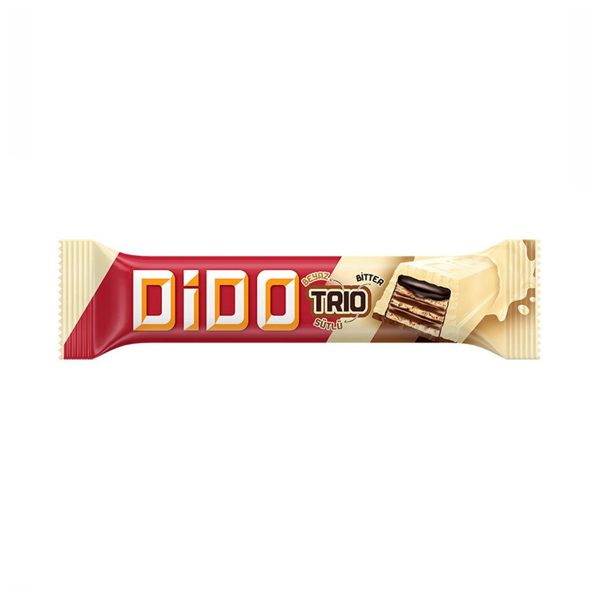 Ülker Dido Trio Beyaz Çikolatalı Gofret 36,5 gr