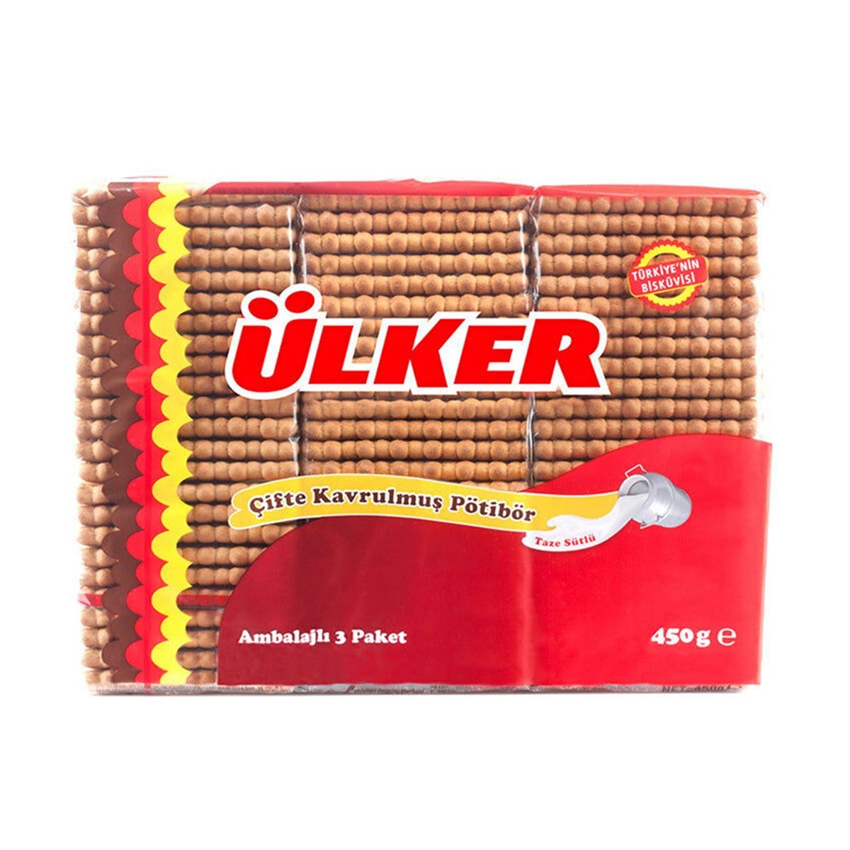 Ülker Petitbör Çifte Kavrulmuş Bisküvi 450 gr