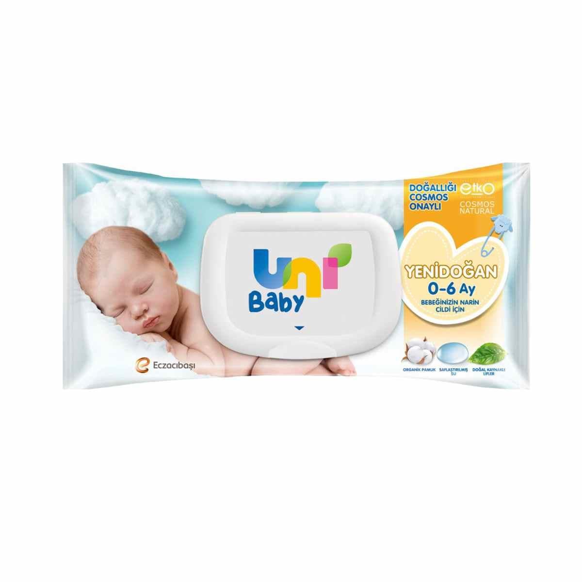 Uni Baby Yenidoğan Islak Mendil 40 lı5523542