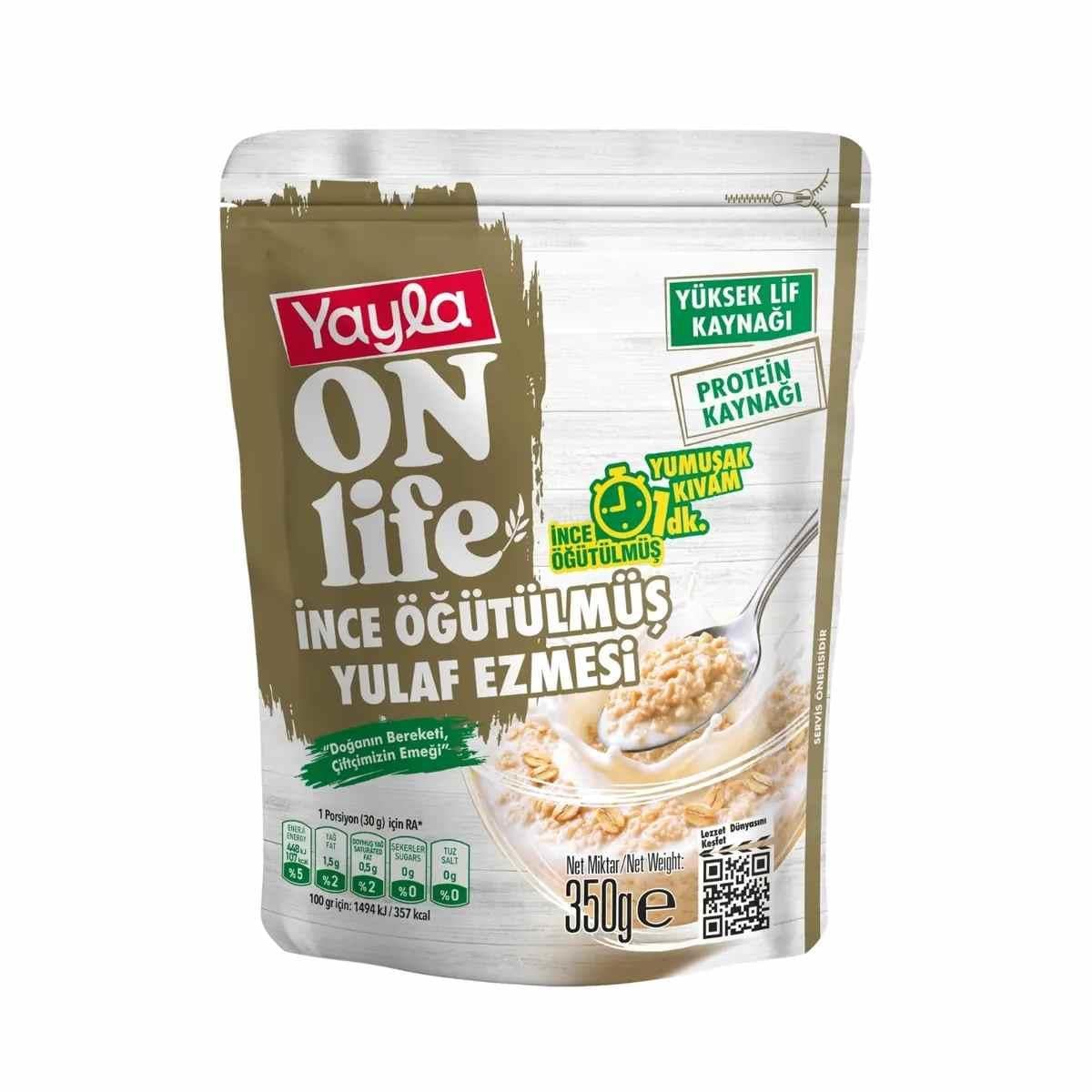 Yayla Yulaf Ezmesi İnce Öğütülmüş 350 Gr5510238