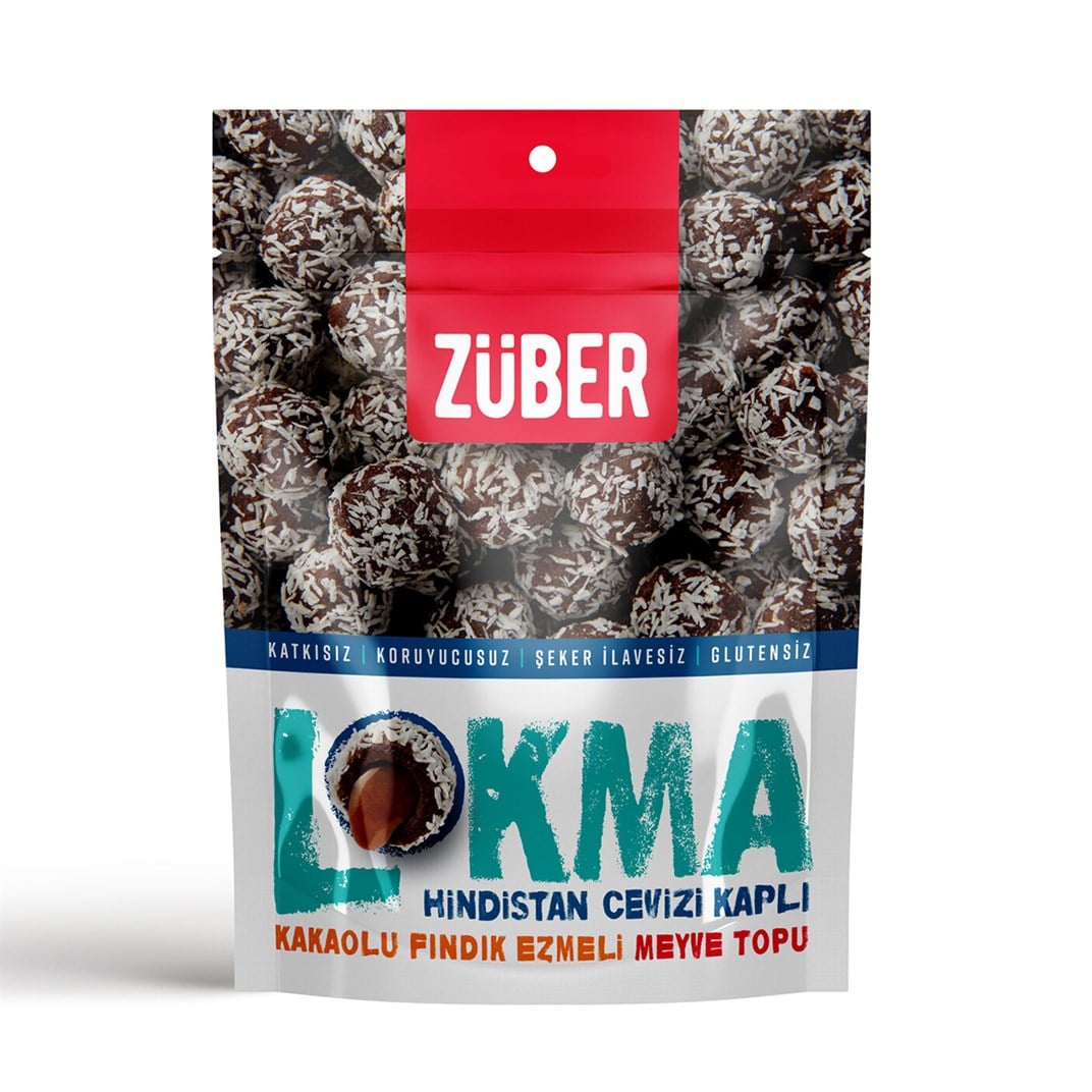 Züber Lokma H.Cevizi Kaplamalı 96 GrBisküvi, Çikolata