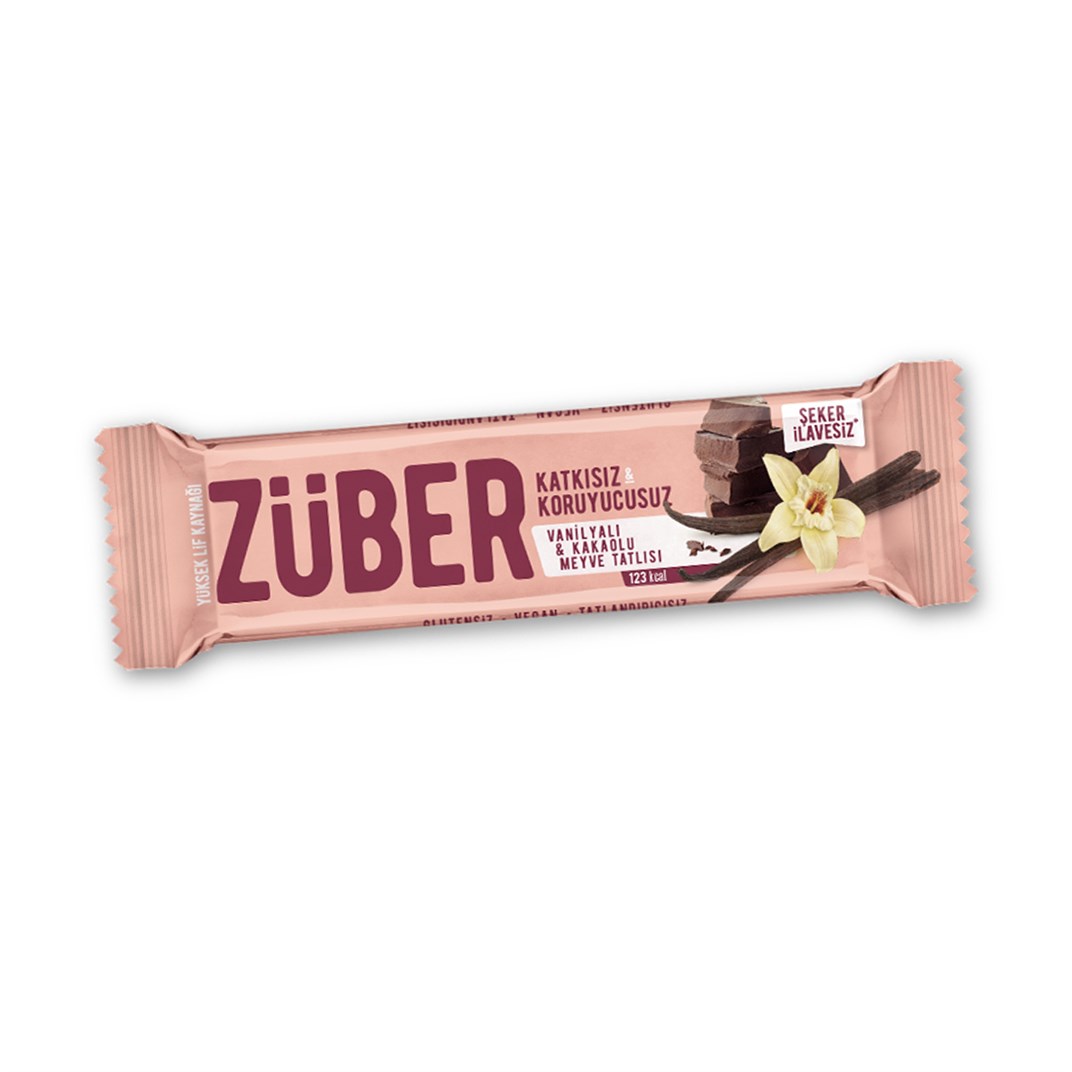 Züber Vanilyalı - Kakaolu Meyve Tatlısı 40 GrBisküvi, Çikolata