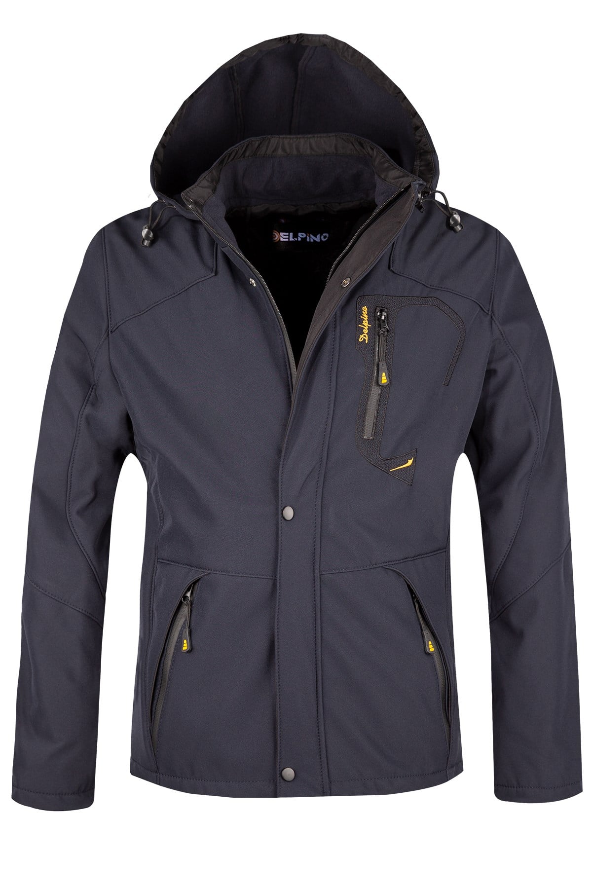 Delpino Erkek Su ve Rüzgar Geçirmez Softshell Mont