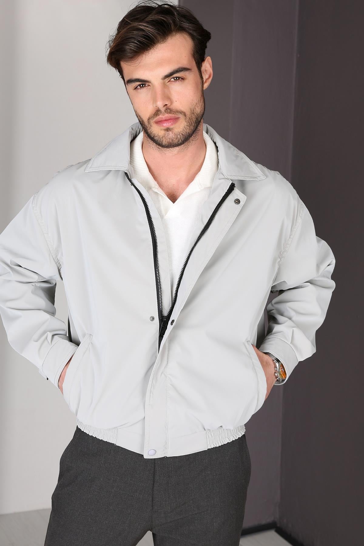 Oversize Nova Kumaş Mevsimlik Erkek Ceket